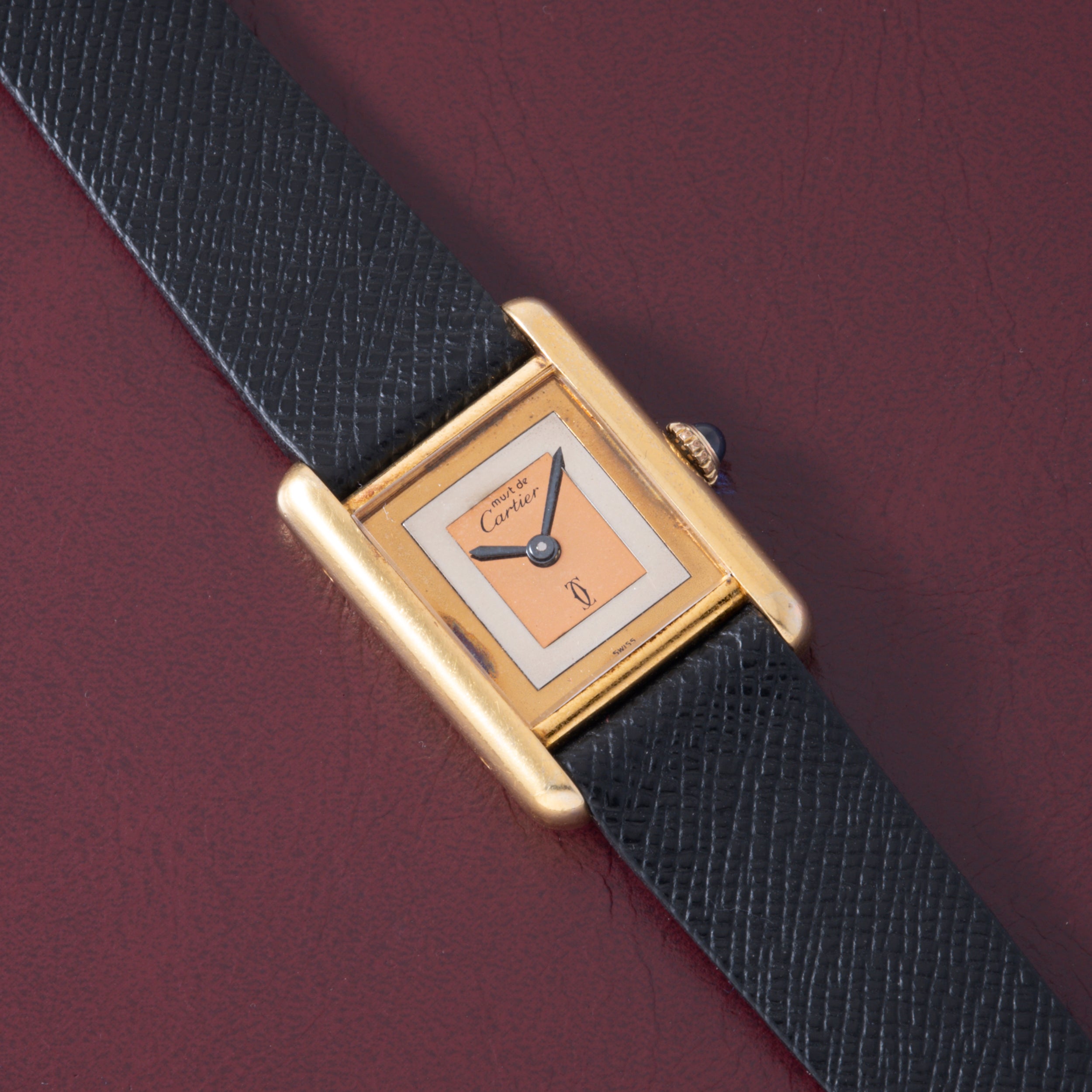 Cartier Must de Cartier Tri-Tone Tank Vermeil