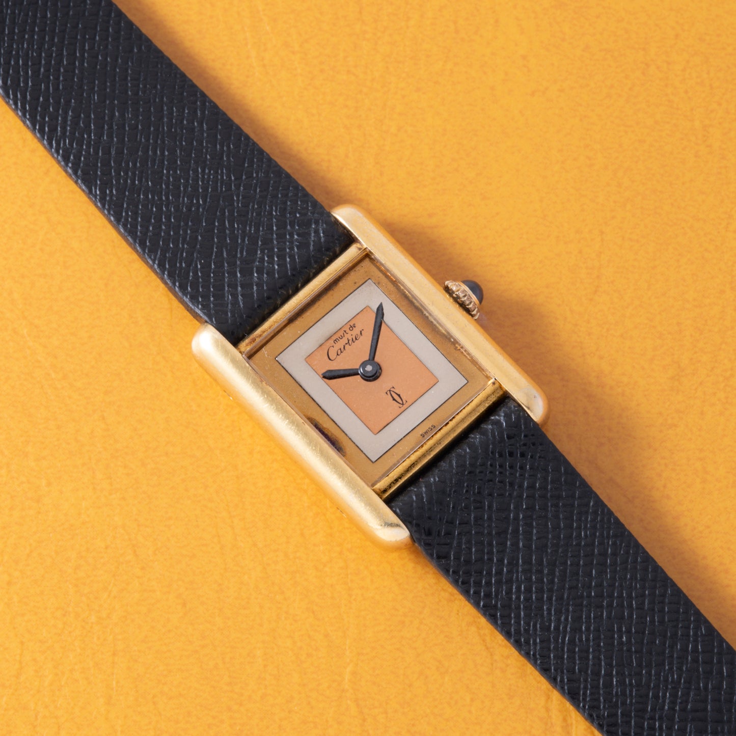 Cartier Must de Cartier Tri-Tone Tank Vermeil