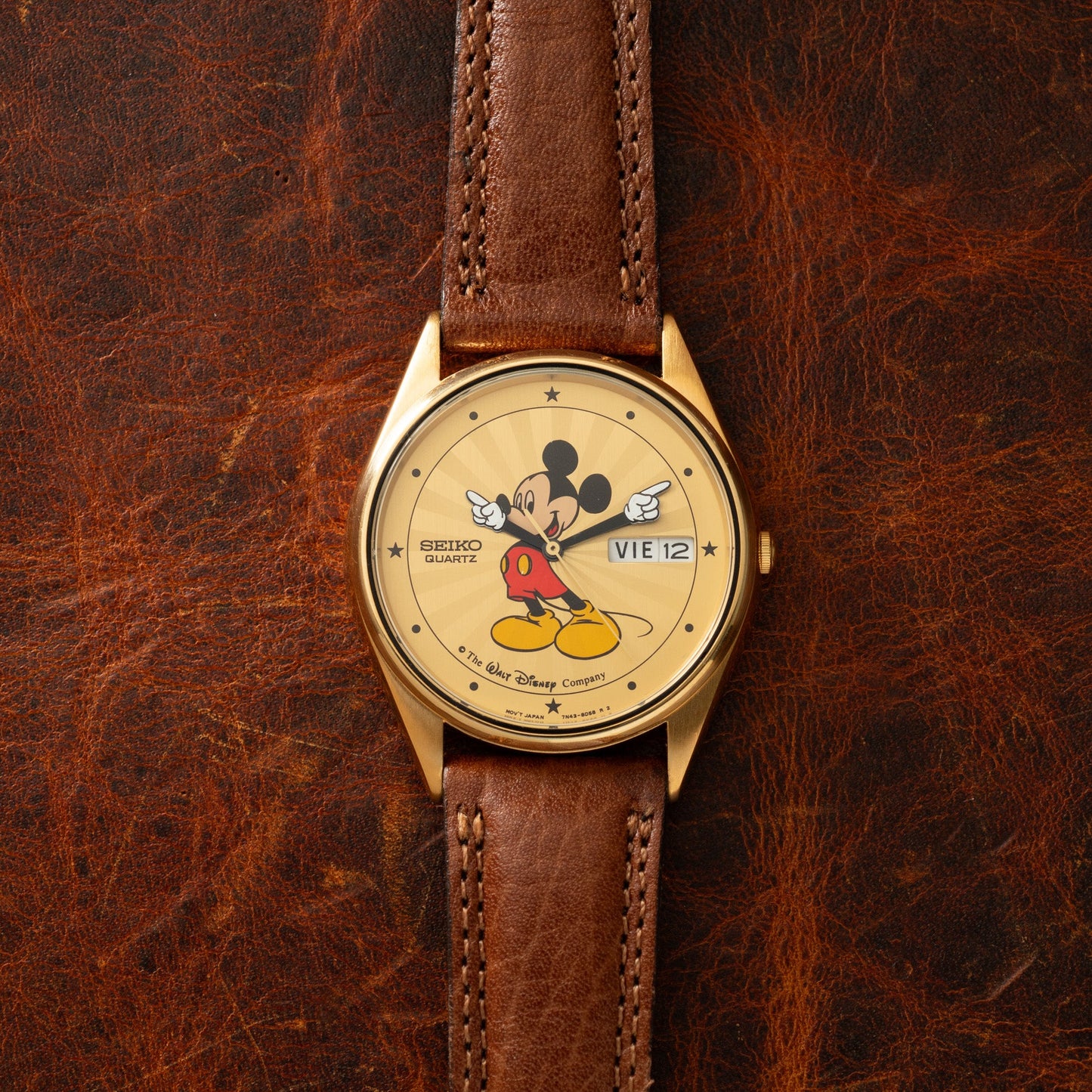 Seiko Mickey Mouse Sunray Day-Date