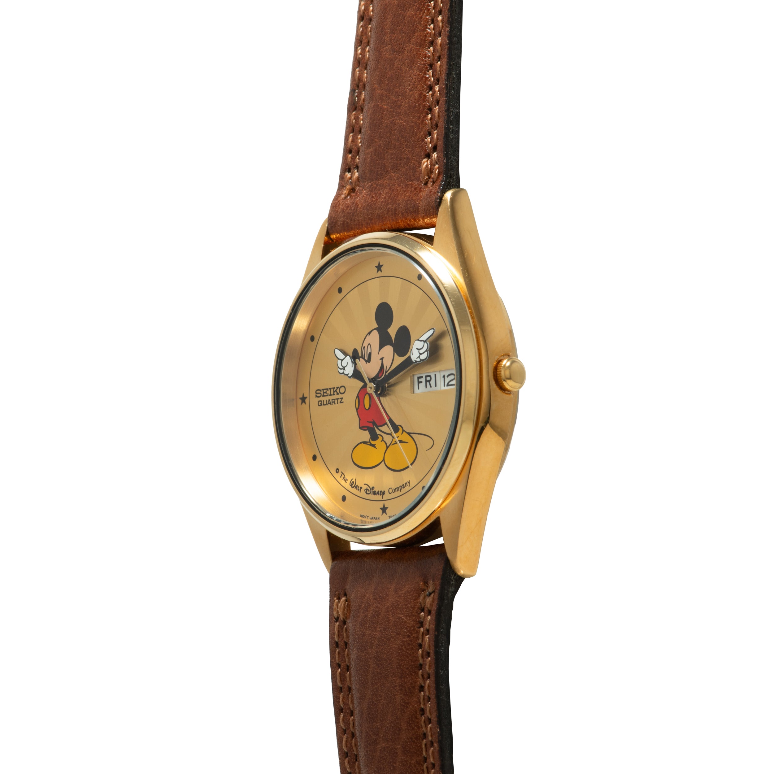 mikiko Seiko Mickey Mouse Sunray Day-Date – Analog:Shift