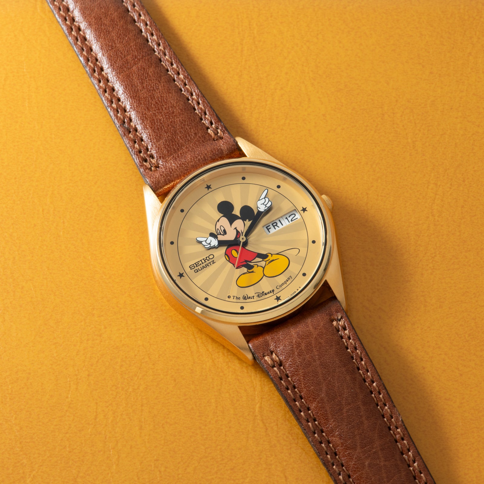 Seiko Mickey Mouse Sunray Day-Date