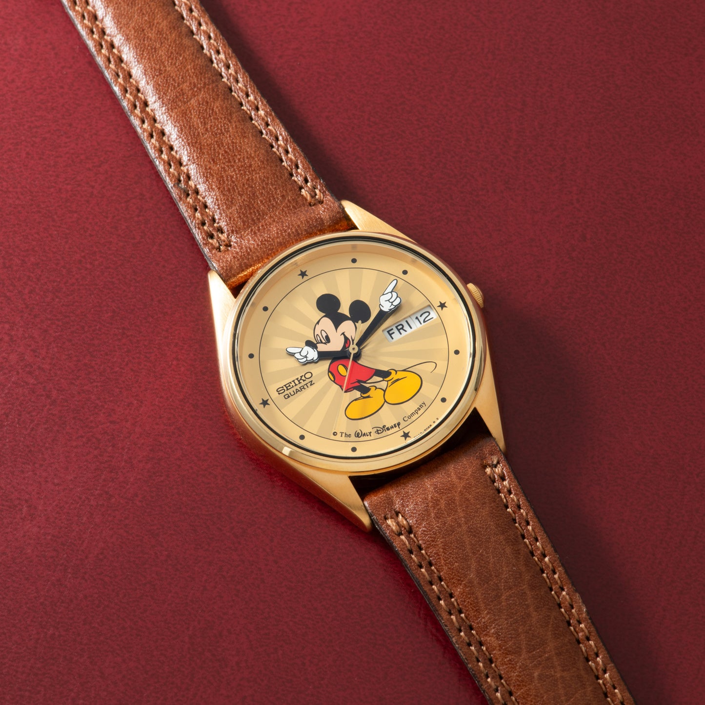 Seiko Mickey Mouse Sunray Day-Date