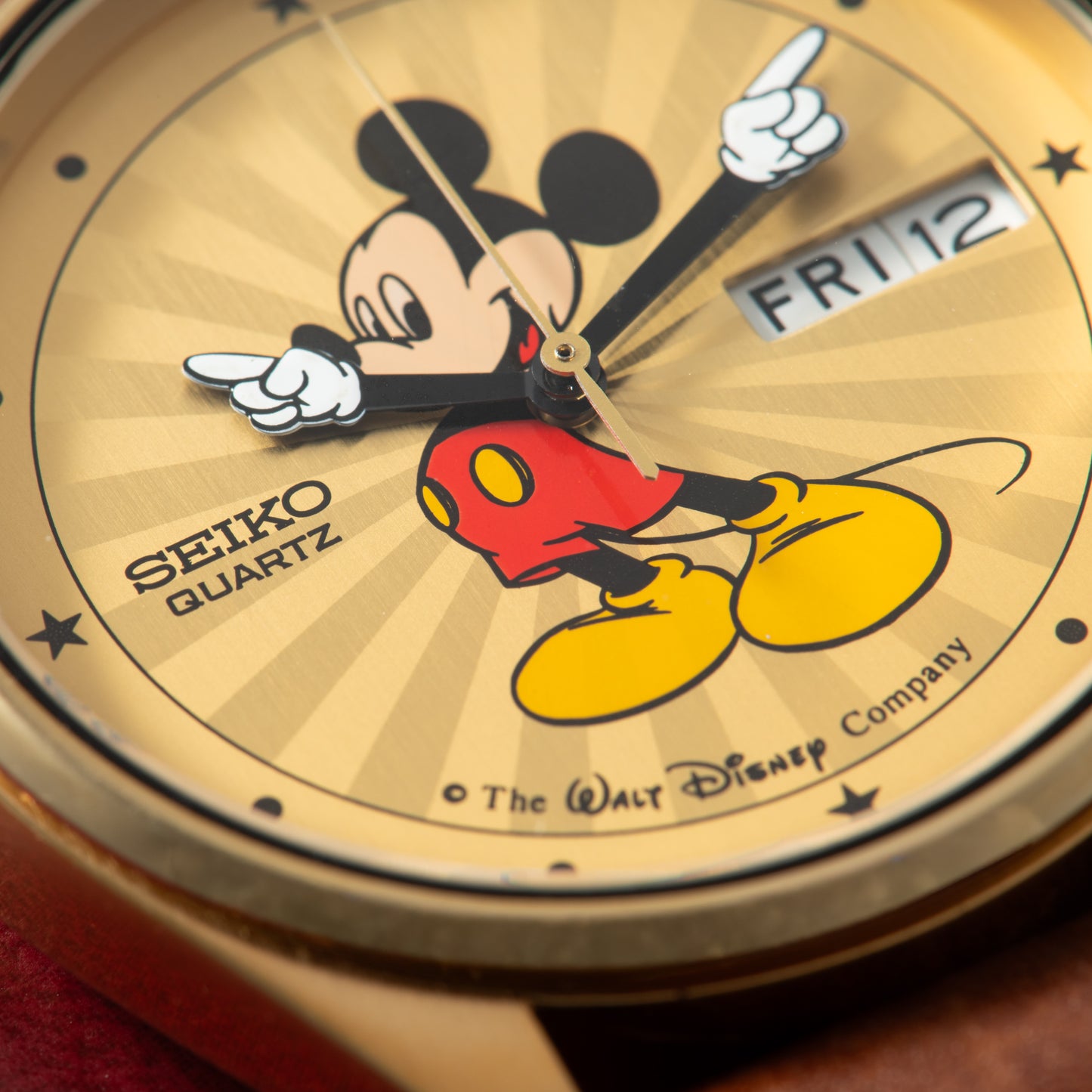 Seiko Mickey Mouse Sunray Day-Date