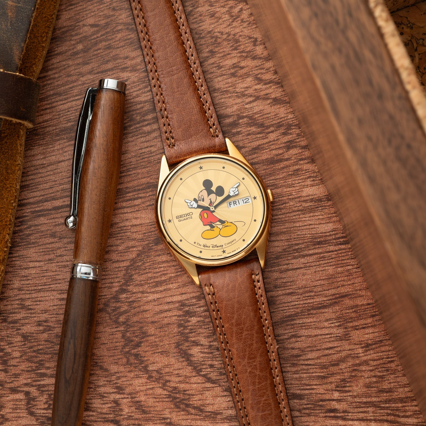 Seiko Mickey Mouse Sunray Day-Date