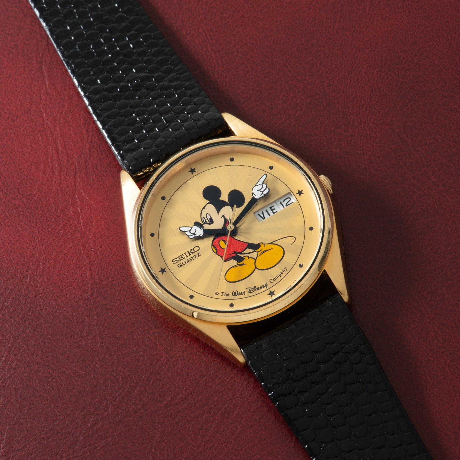 Seiko Mickey Mouse Sunray Day-Date