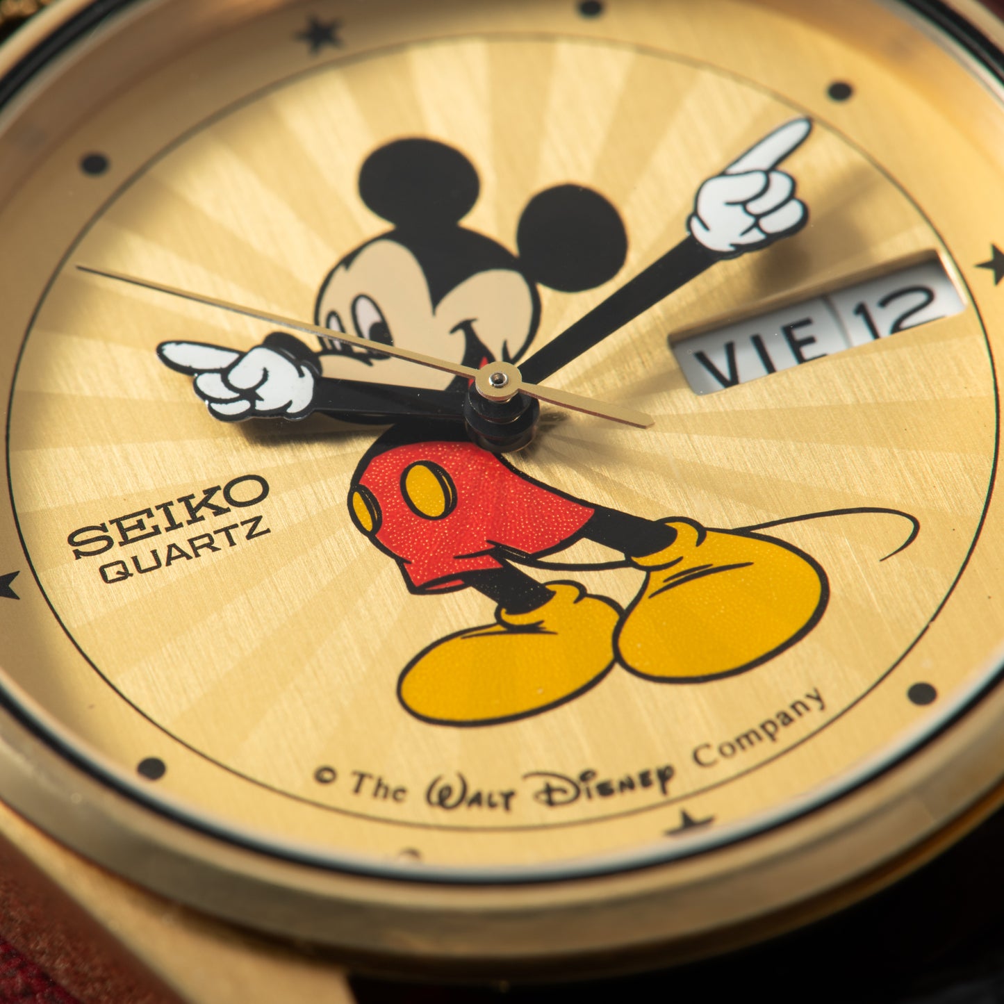 Seiko Mickey Mouse Sunray Day-Date