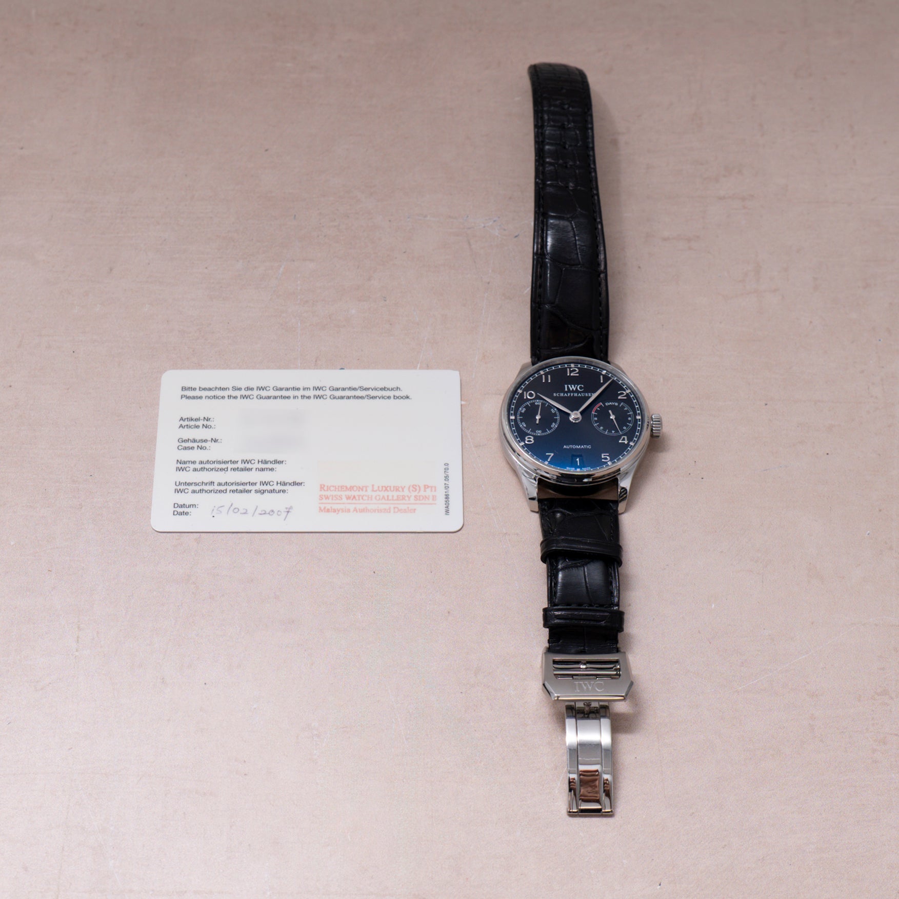 IWC Portugieser 7 Day Automatic – Analog:Shift