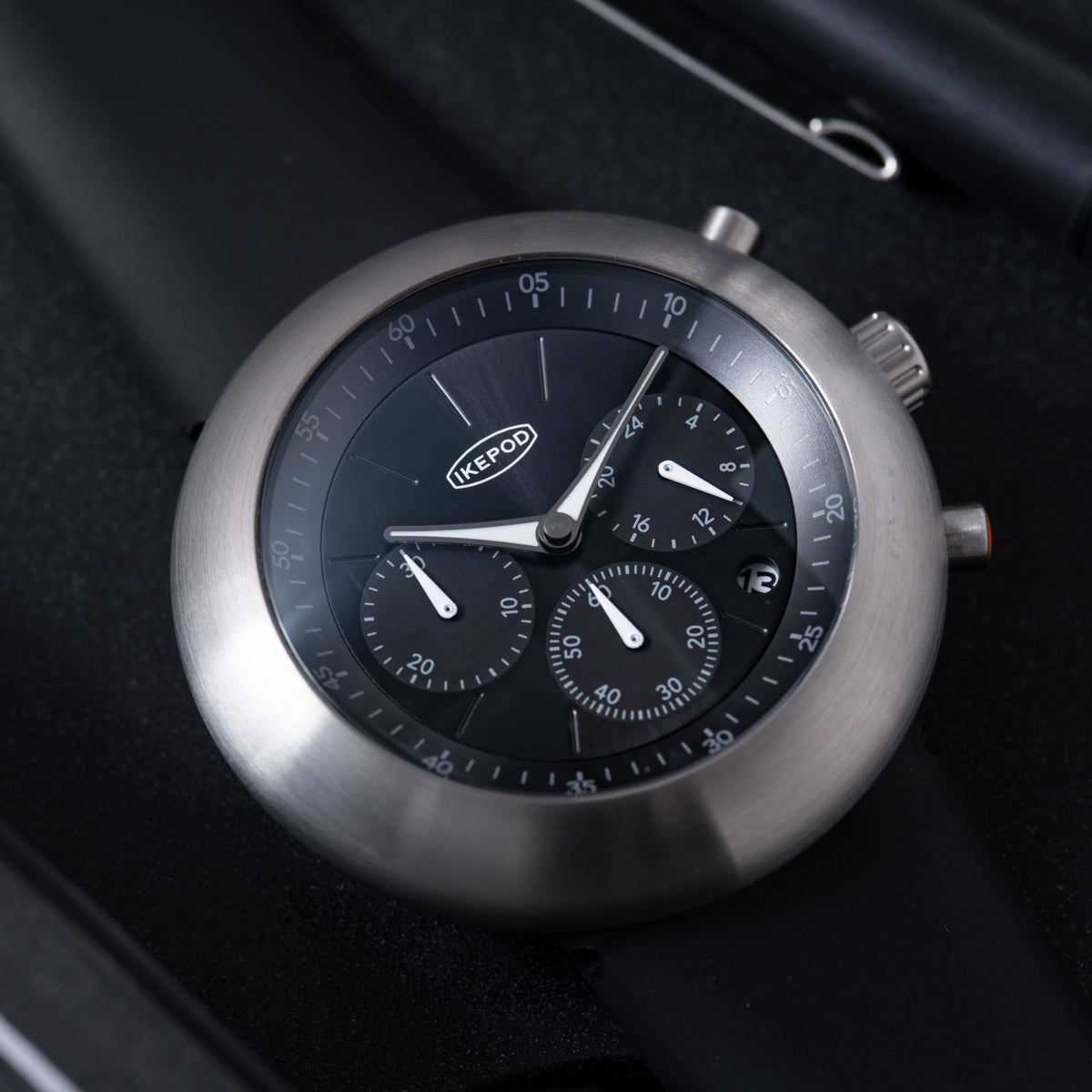 Ikepod Chronopod 'Black PPK' Chronograph