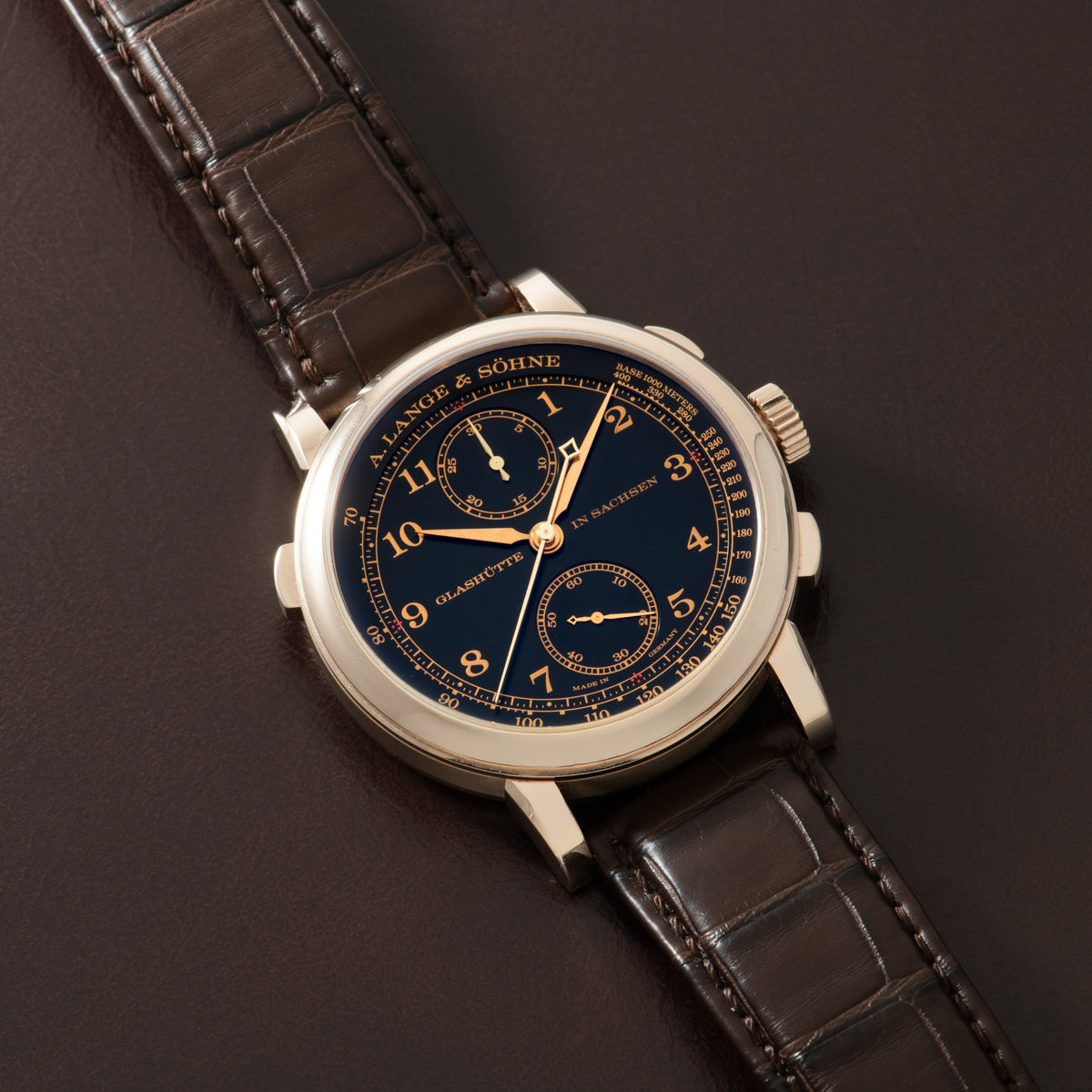 A.Lange & Söhne 1815 Rattrapante Honeygold Chronograph 'Homage to F.A.Lange'