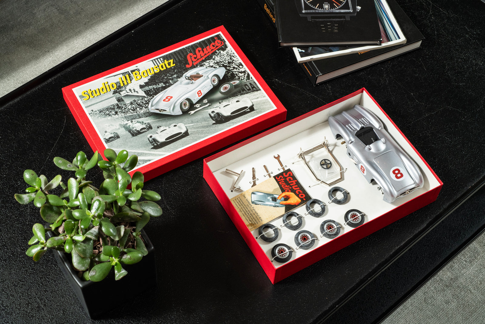 Mercedes Benz 300SLR Clockwork Model Kit from Schuco