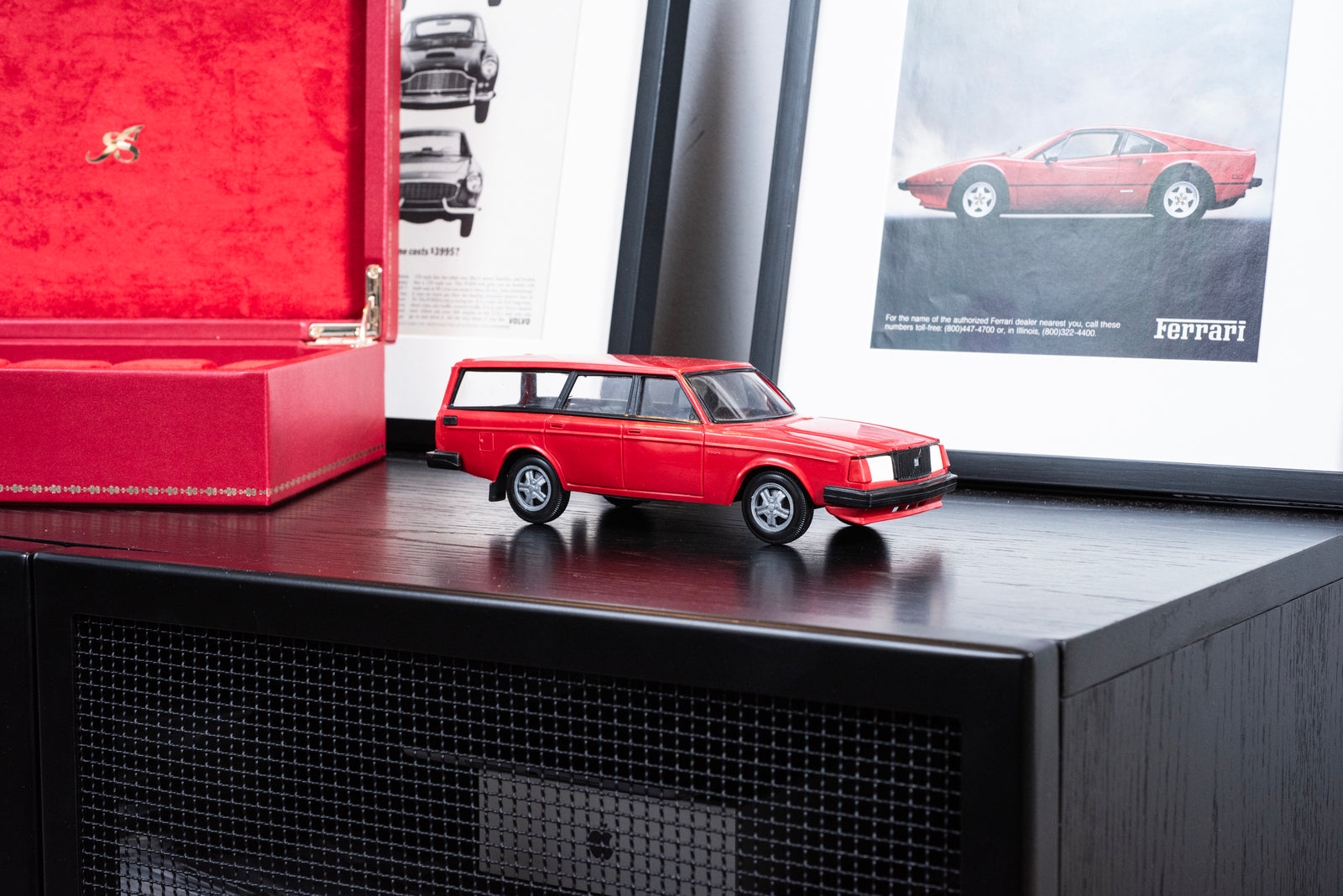 Volvo 240 Wagon Dealer Promo Model Red