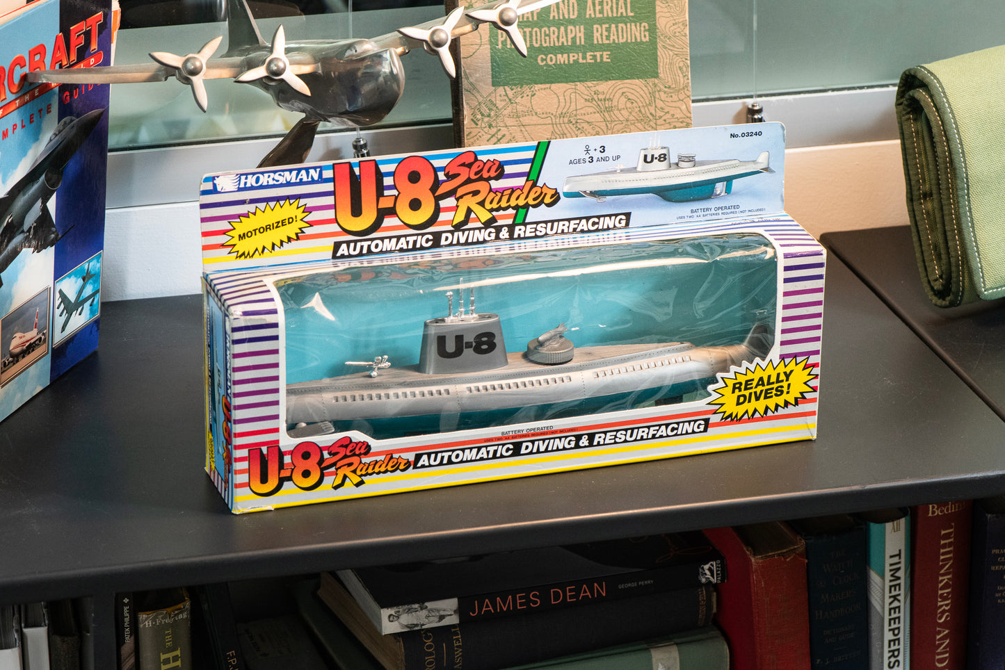 U-8 'Sea Raider' Submarine Bath Toy from Horsman