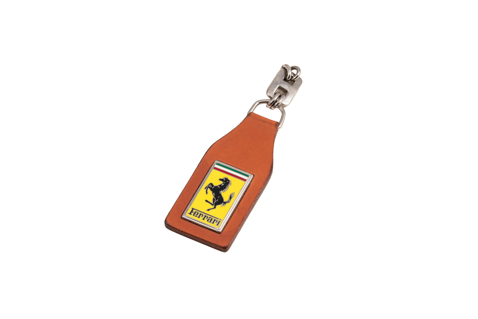Ferrari Leather & Enamel Key Fob by Schedoni