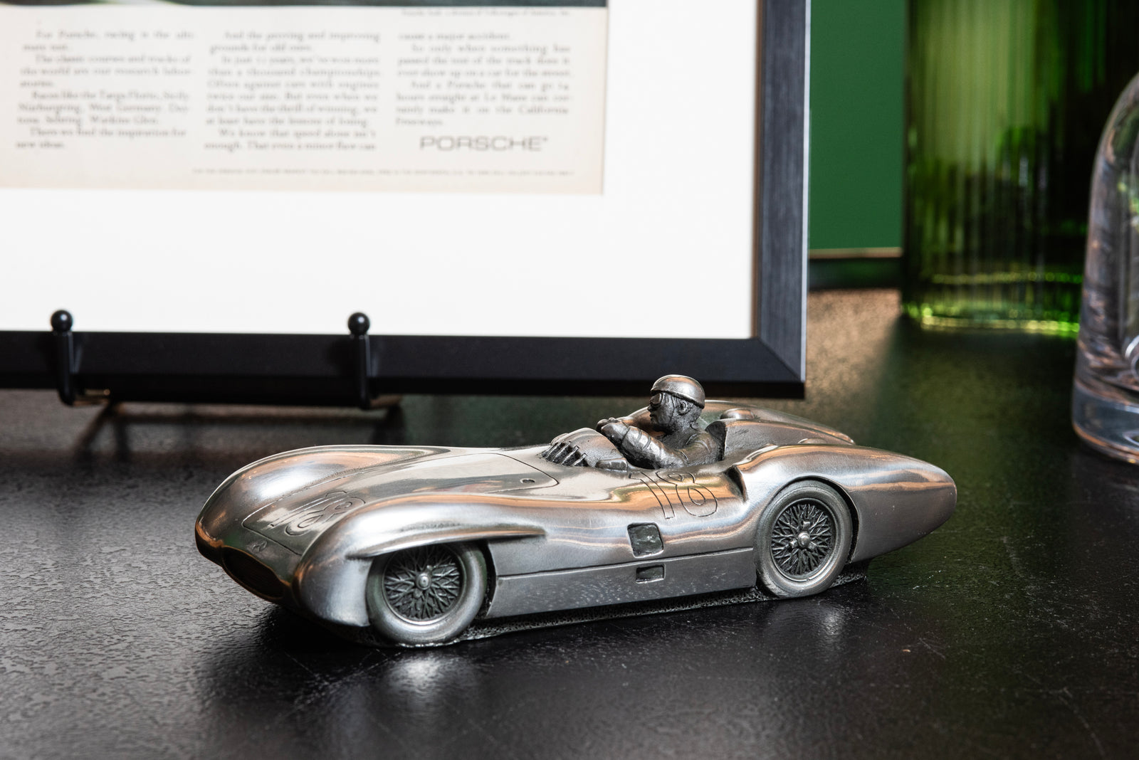 300SLR Pewter Sculpture