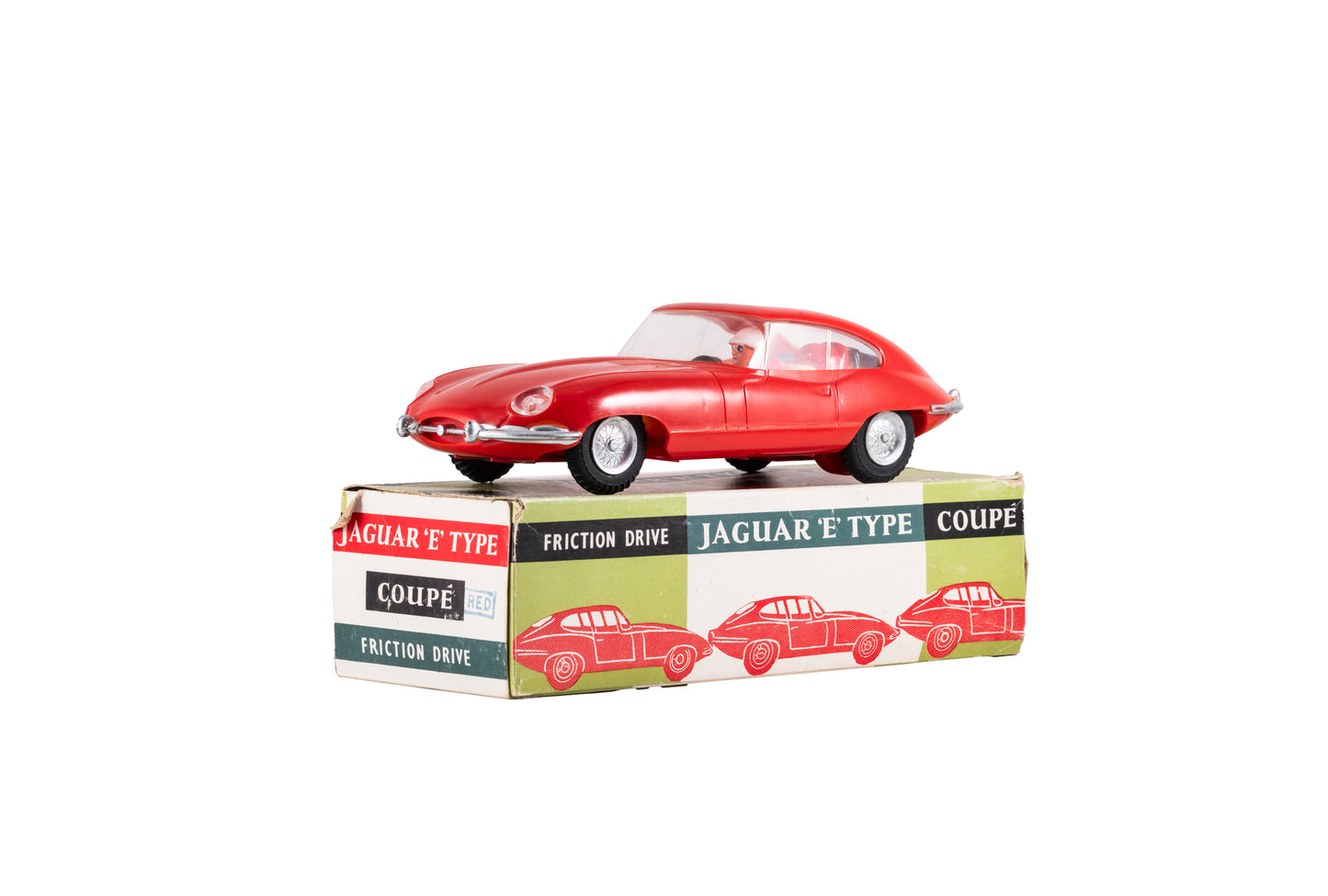 Jaguar XKE Friction Toy with Box from Marx