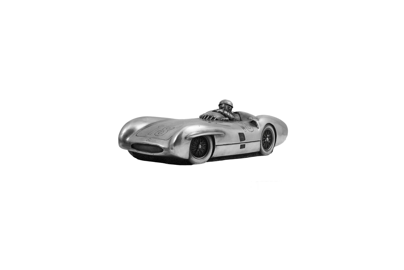 Mercedes Benz 300SLR Pewter Sculpture