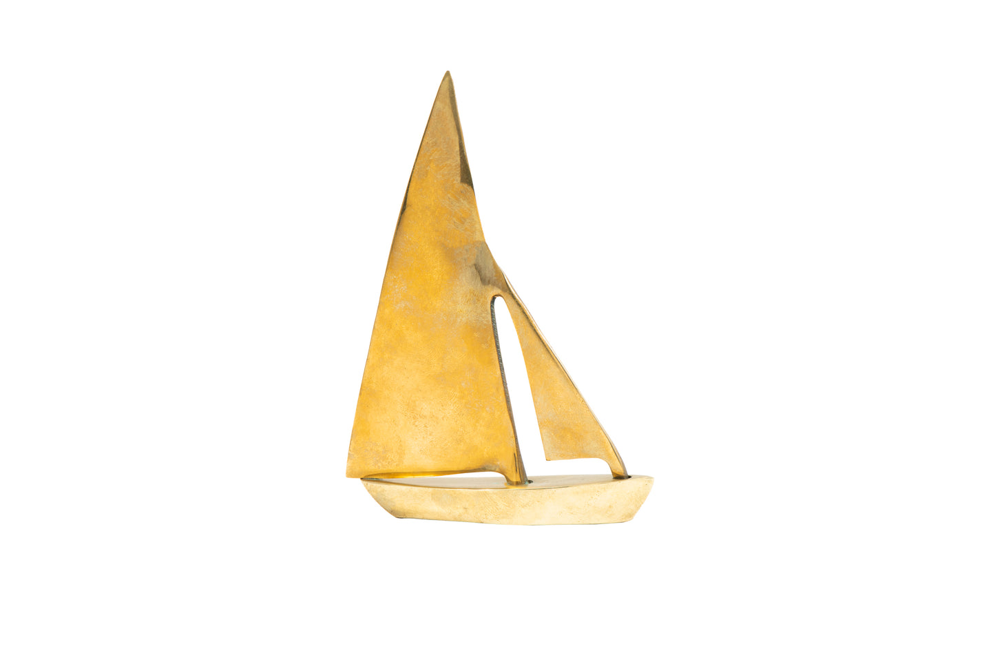 Brass Sailboat Sculpture - Small