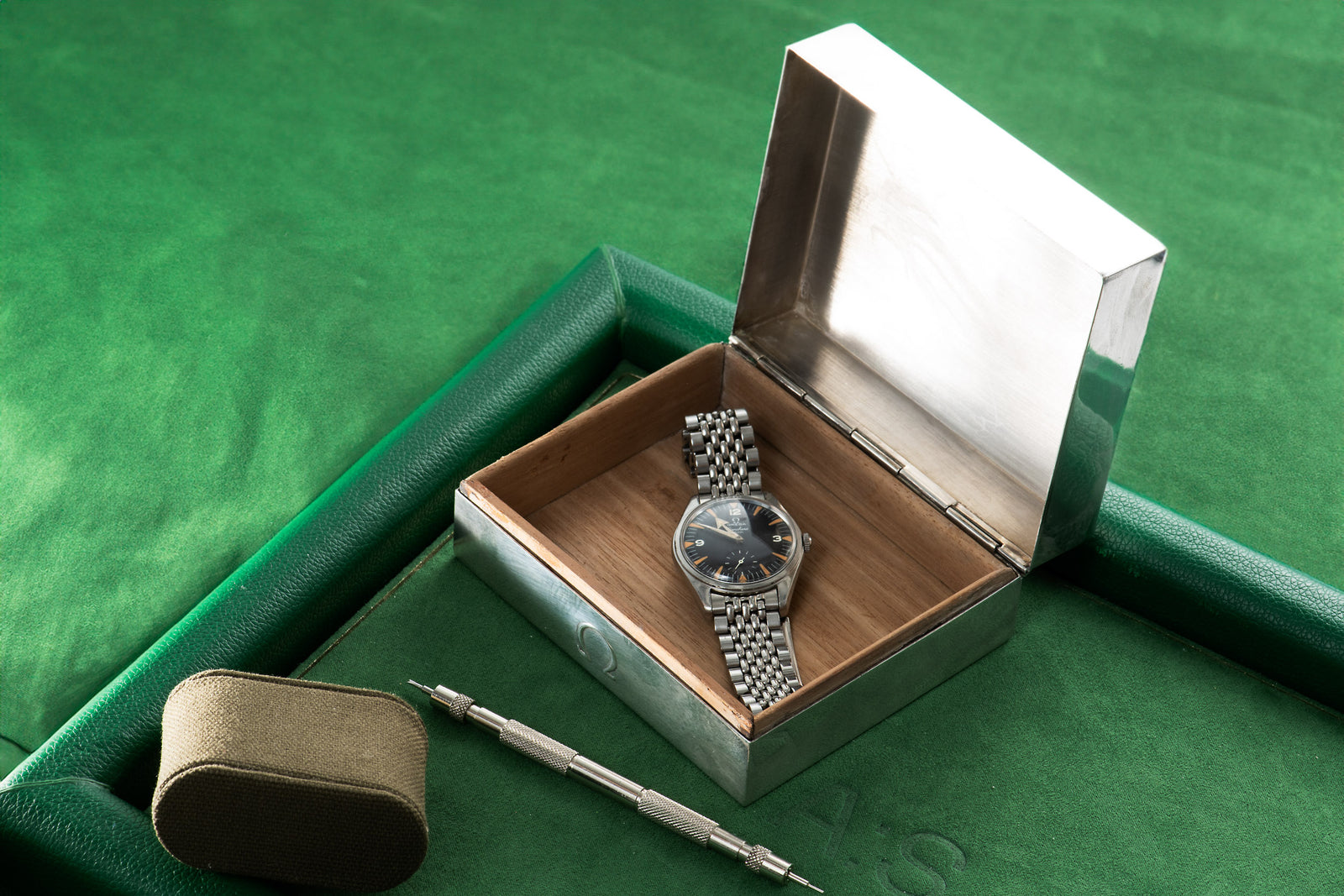 Omega Sterling Silver Presentation Box