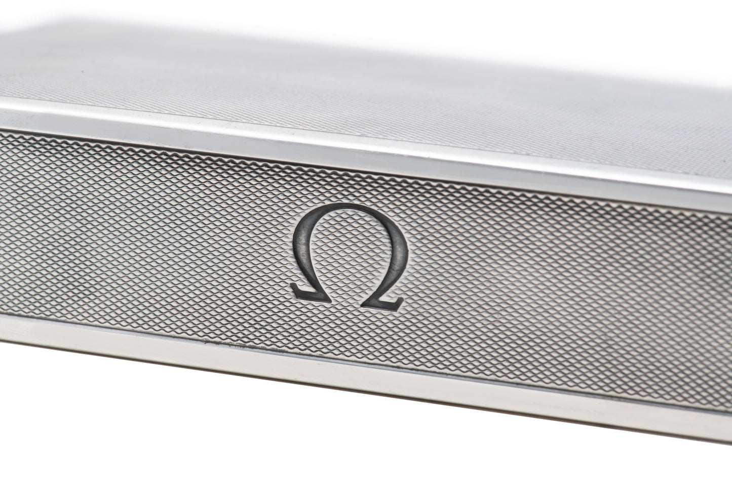 Omega Sterling Silver Presentation Box - Rectangular Full Textured Finish