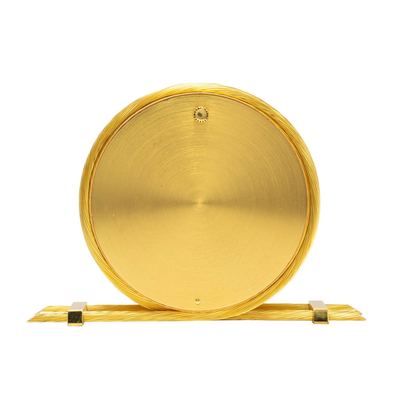 Accutron Spaceview Brass Rope Desk Clock