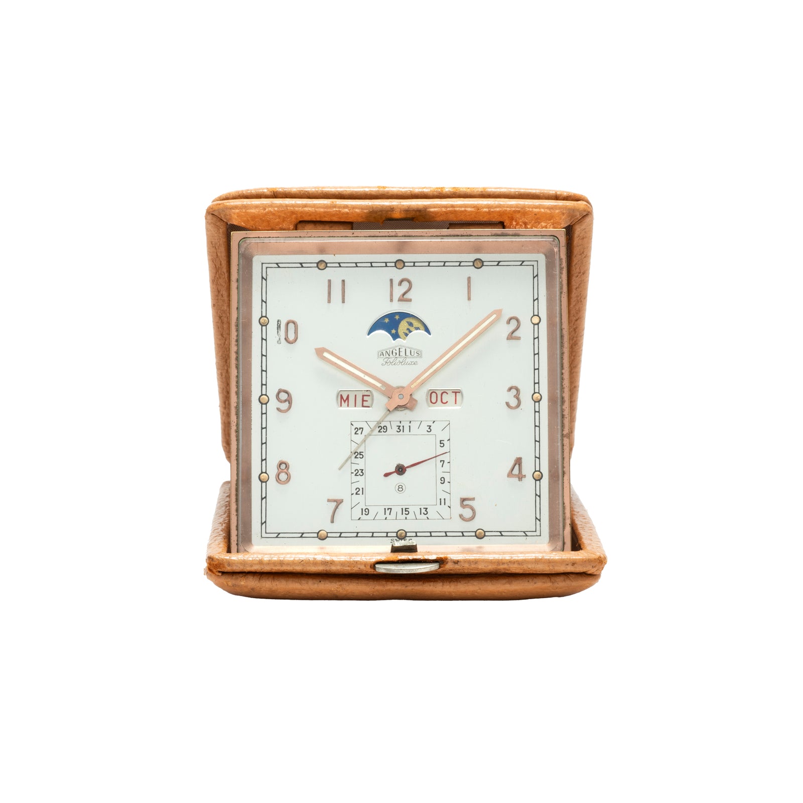 Angelus Triple-Calendar Moonphase Alarm Clock