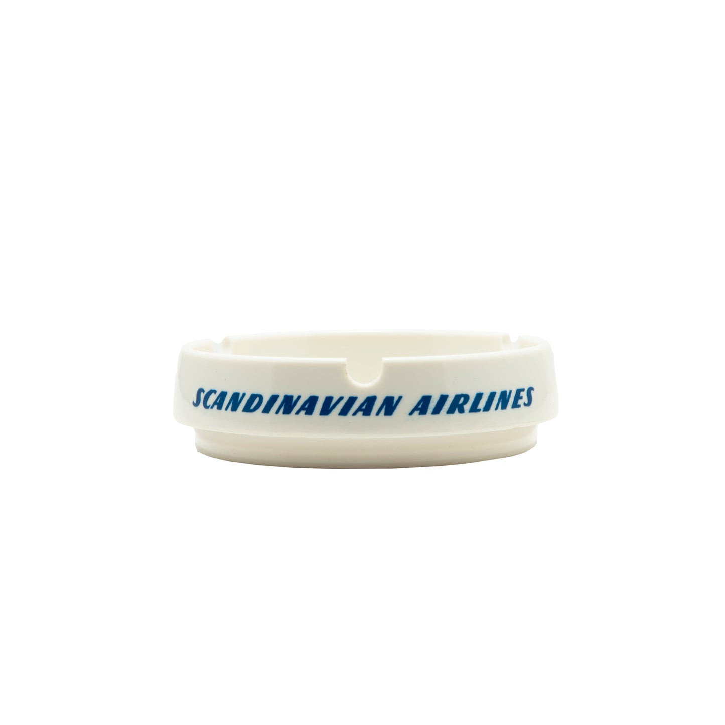 Scandanavian Airlines Ashtray - White Melamine