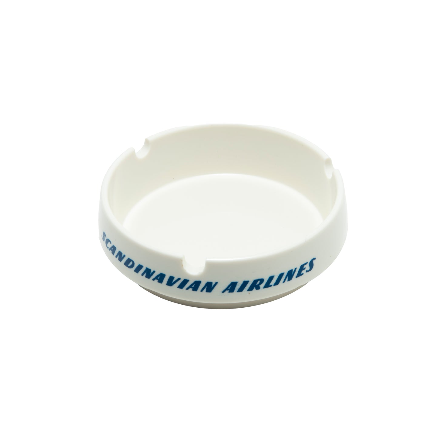 Scandanavian Airlines Ashtray - White Melamine