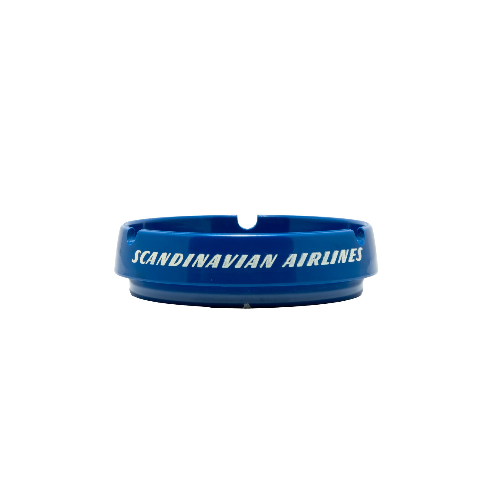 Scandanavian Airlines Ashtray - Blue Melamine