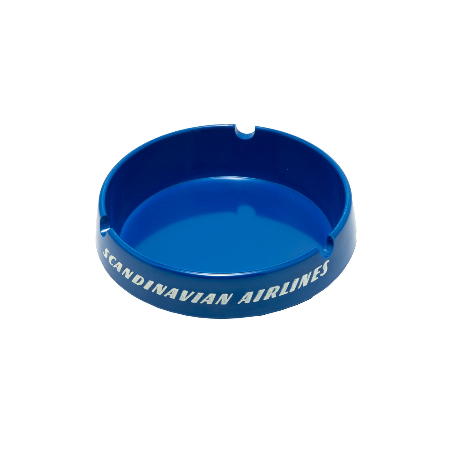 Scandanavian Airlines Ashtray - Blue Melamine