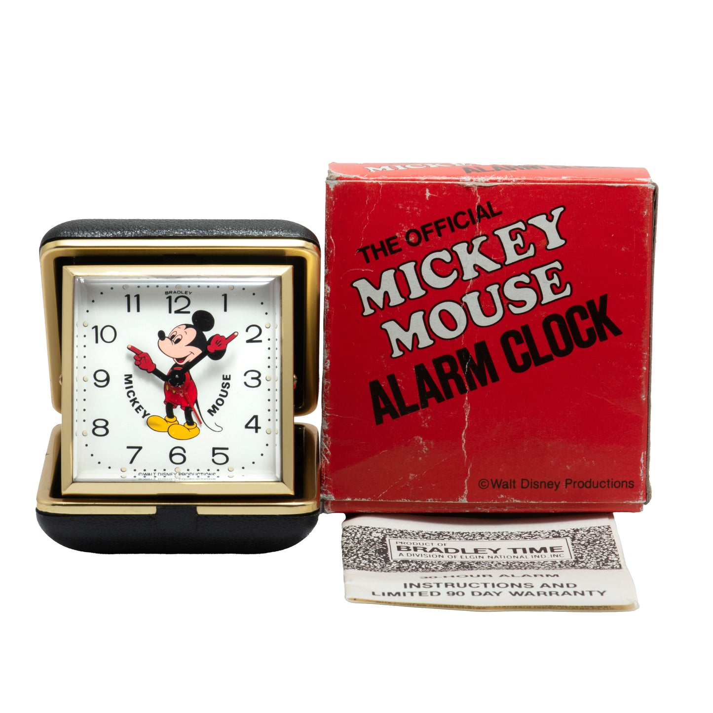 Bradley 'Mickey Mouse' Travel Alarm Clock