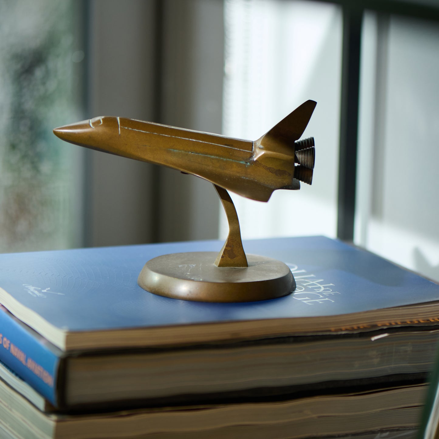 Space Shuttle Desktop Model - Brass