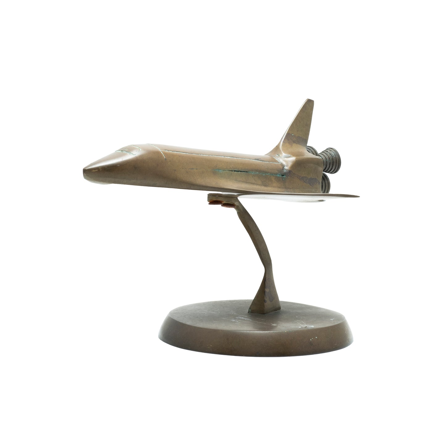 Space Shuttle Desktop Model - Brass