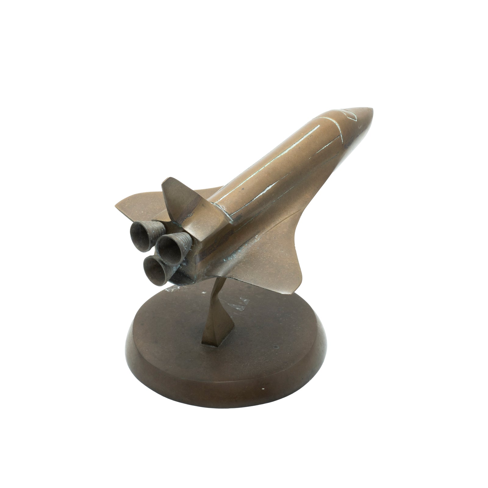Space Shuttle Desktop Model - Brass
