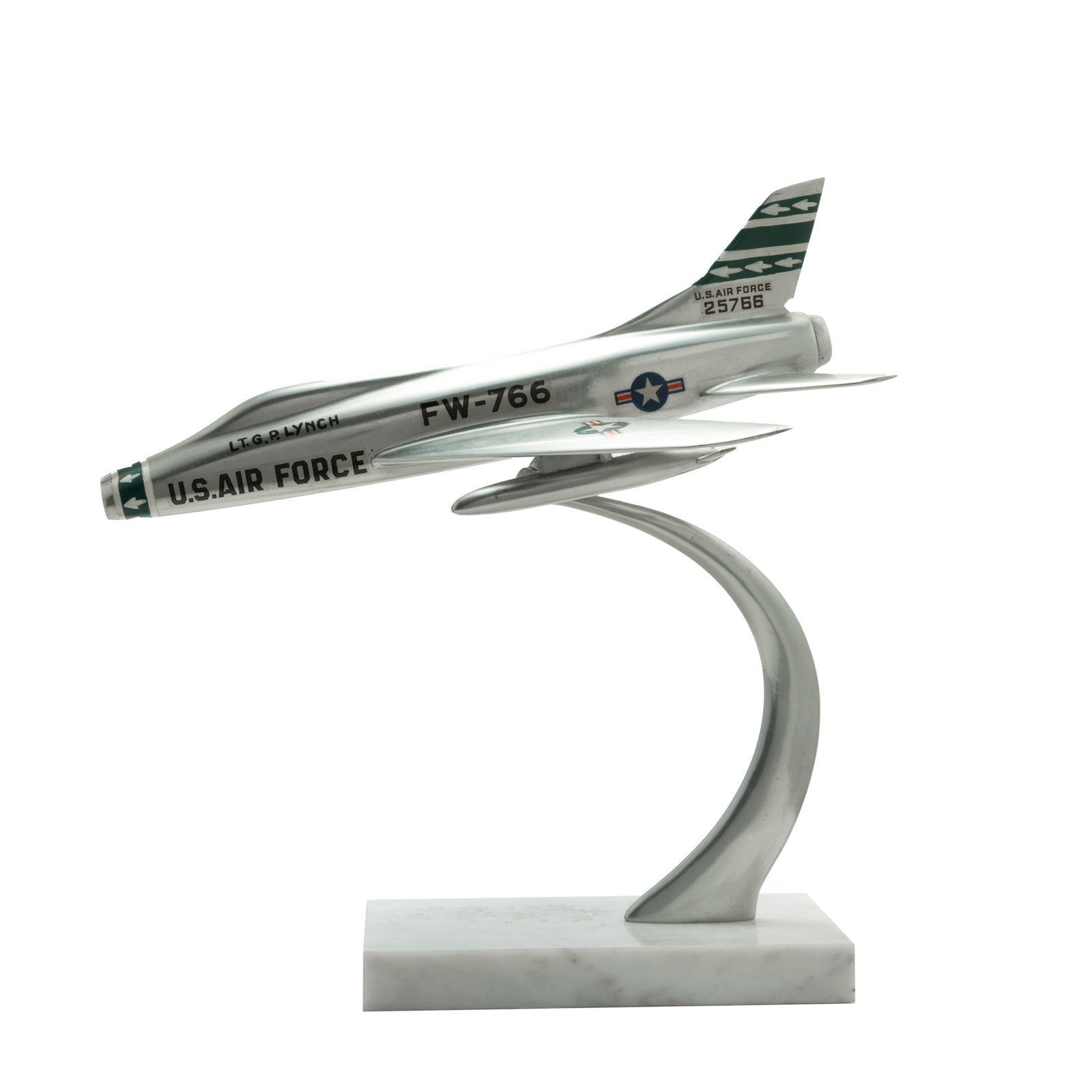 F-100 Super Sabre Desktop Model - Aluminum