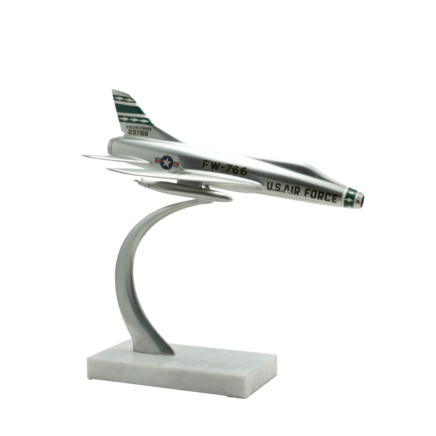 F-100 Super Sabre Desktop Model - Aluminum