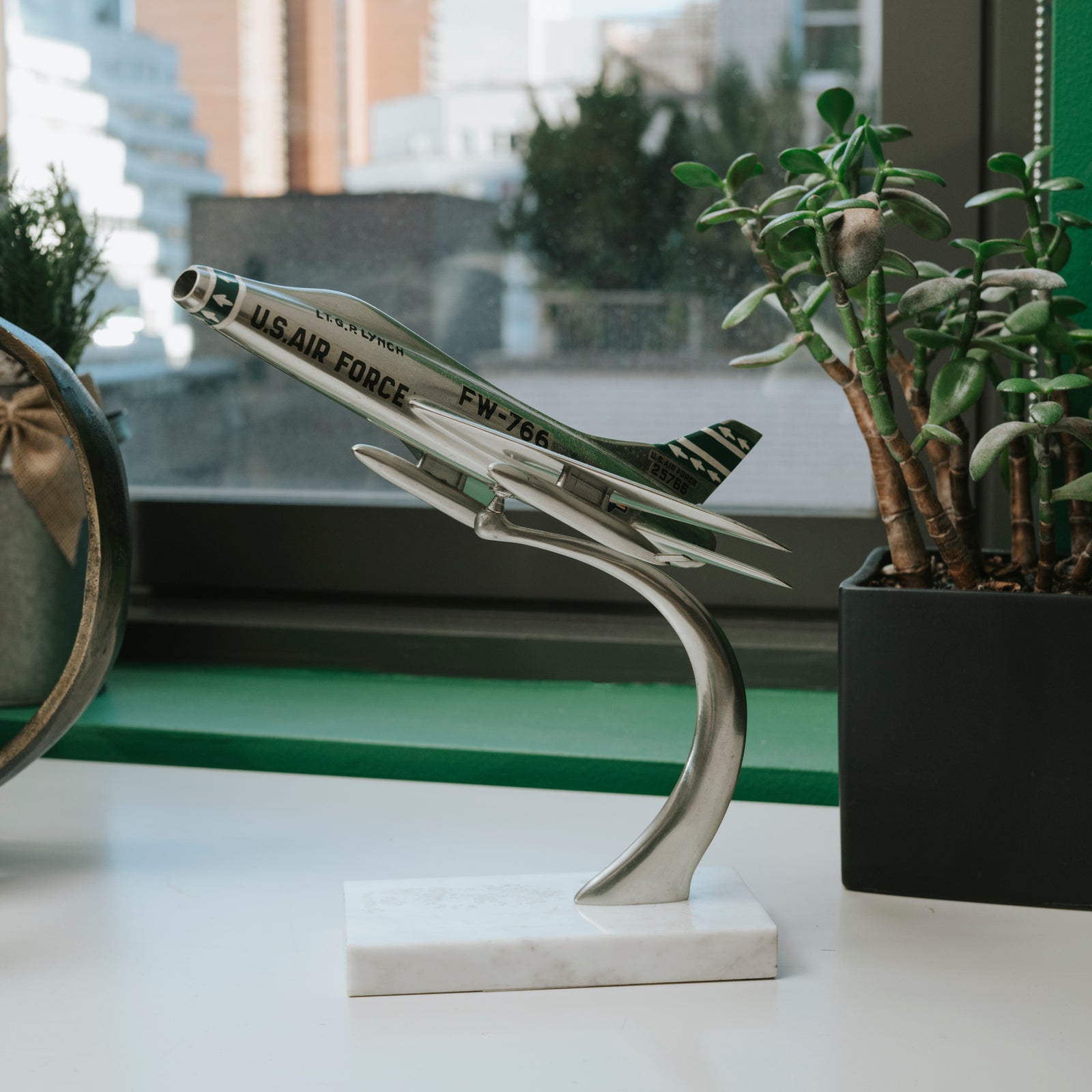 F-100 Super Sabre Desktop Model - Aluminum