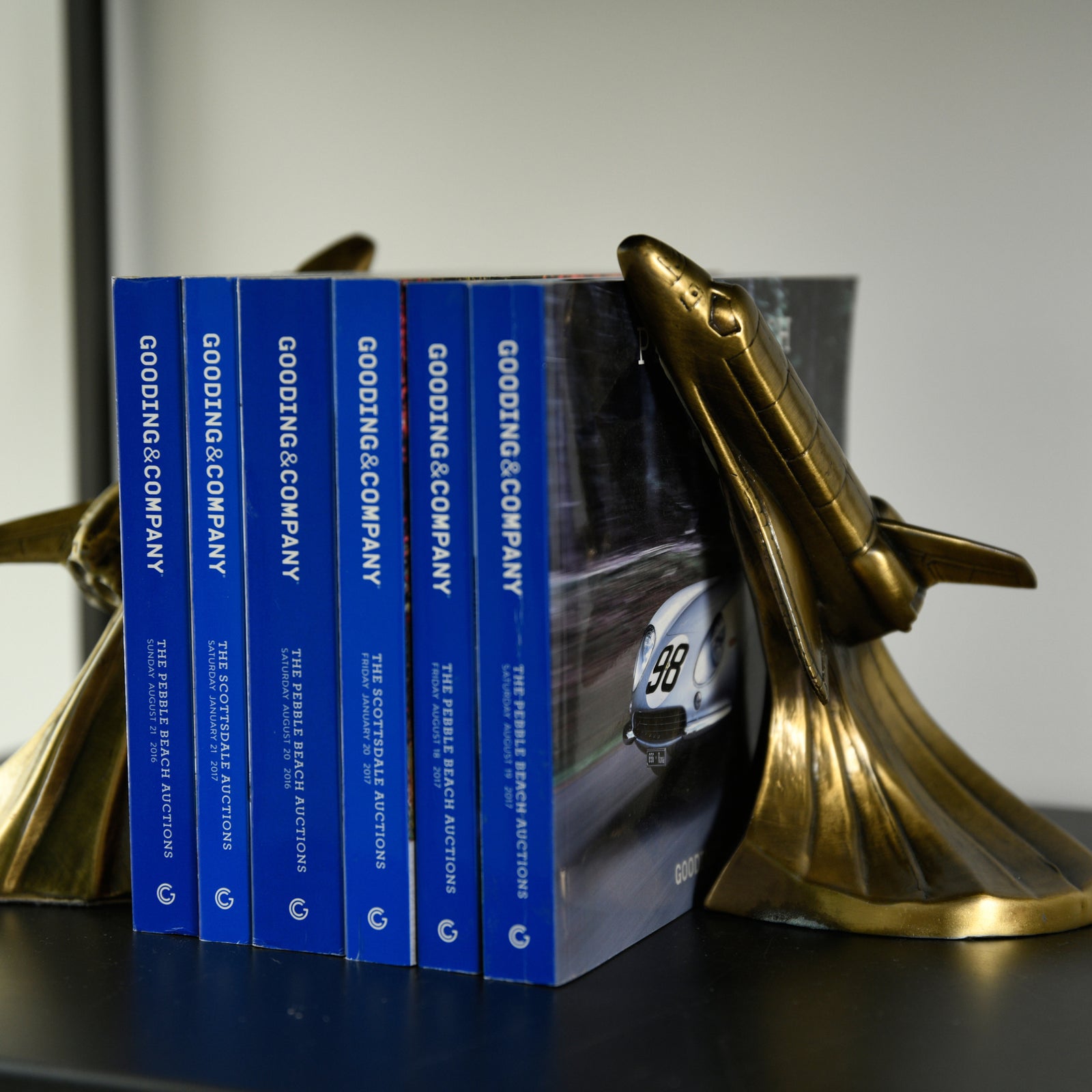 Space Shuttle Bookends - Brass