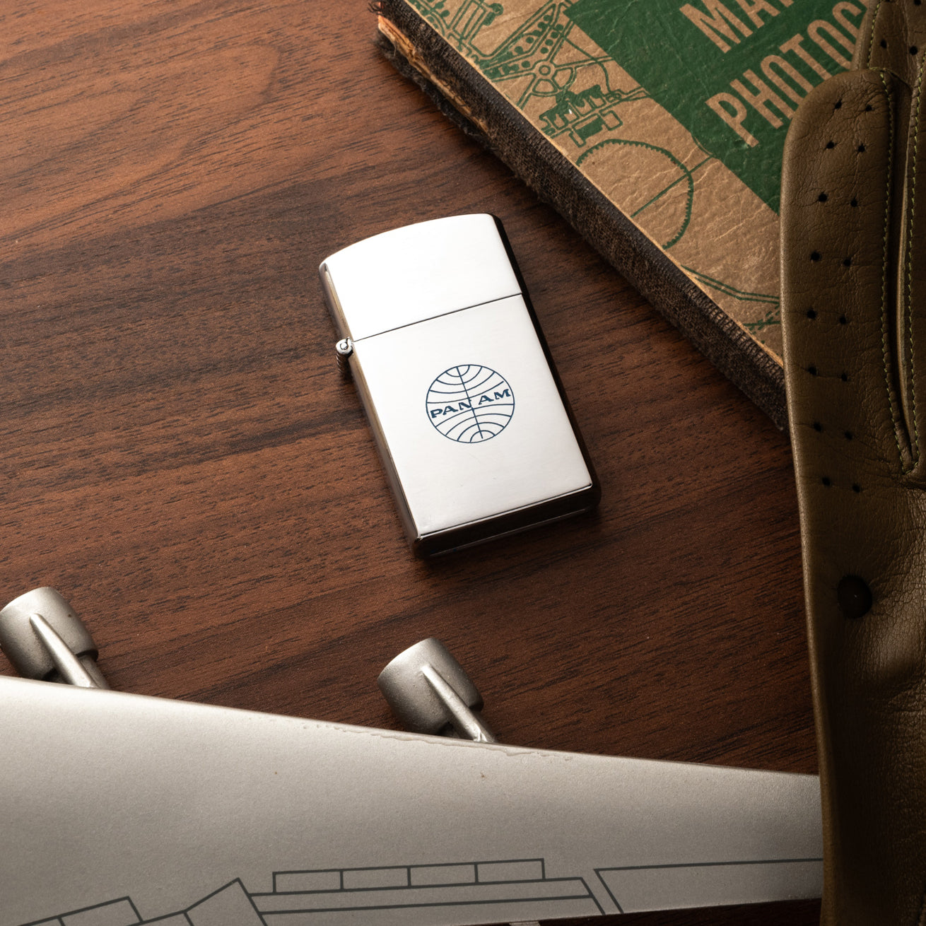 Windproof Lighter for Pan-Am by Penguin - NOS