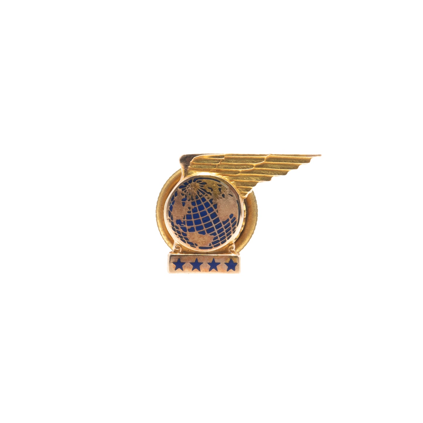 Pan American Airlines 20-Year Service Pin - 10K Gold