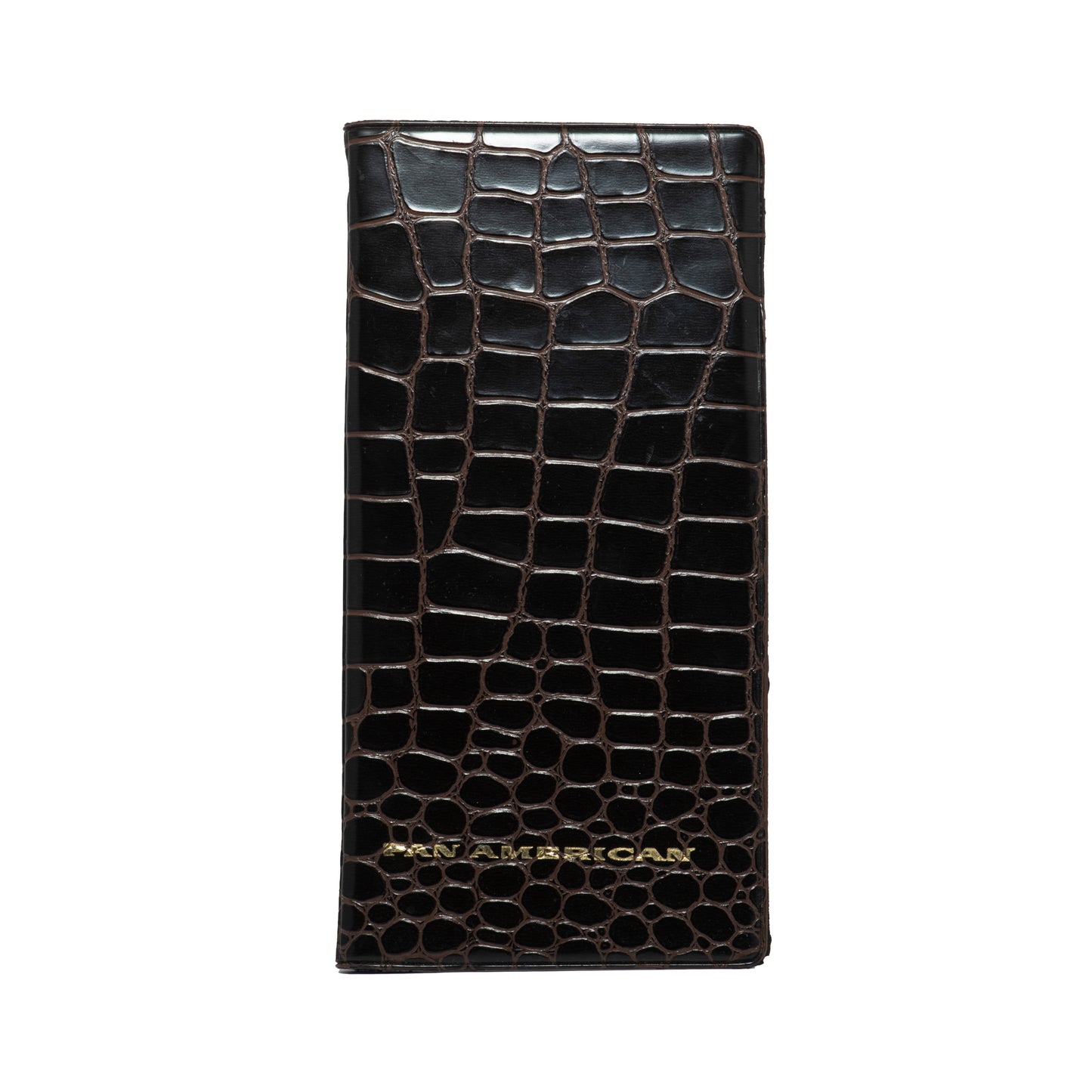 Pan American Airlines Ticket Folio - Faux Alligator