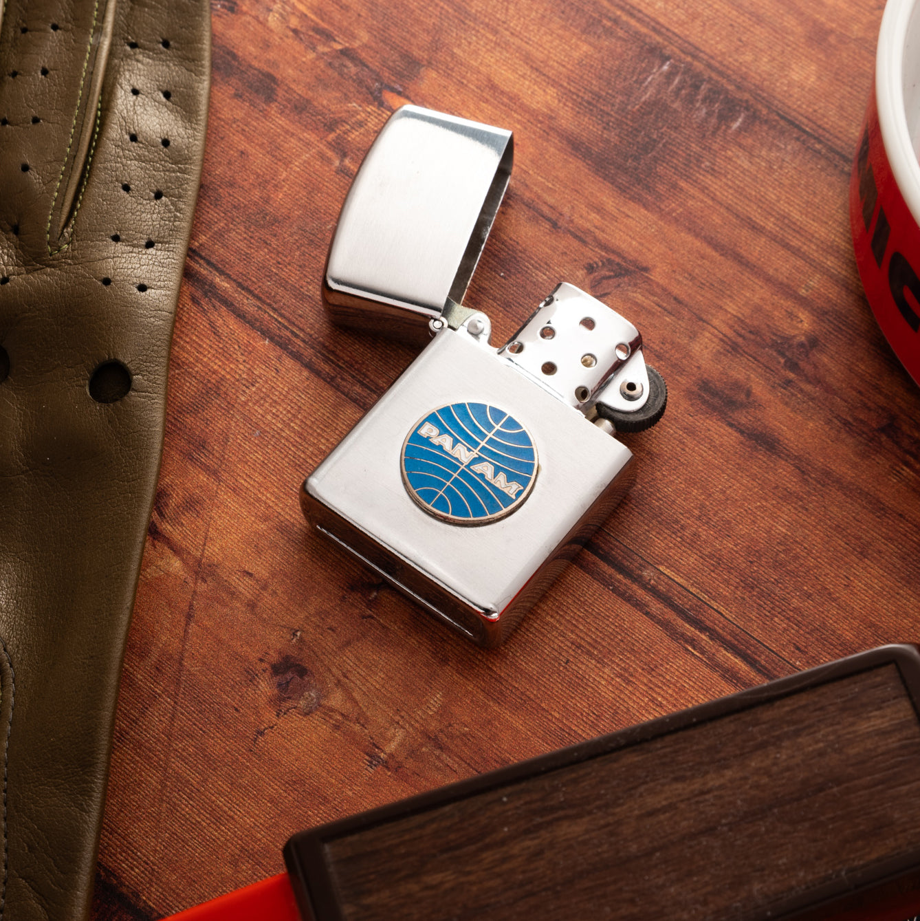 Windproof Lighter for Pan-Am by Penguin 'New Old Stock'