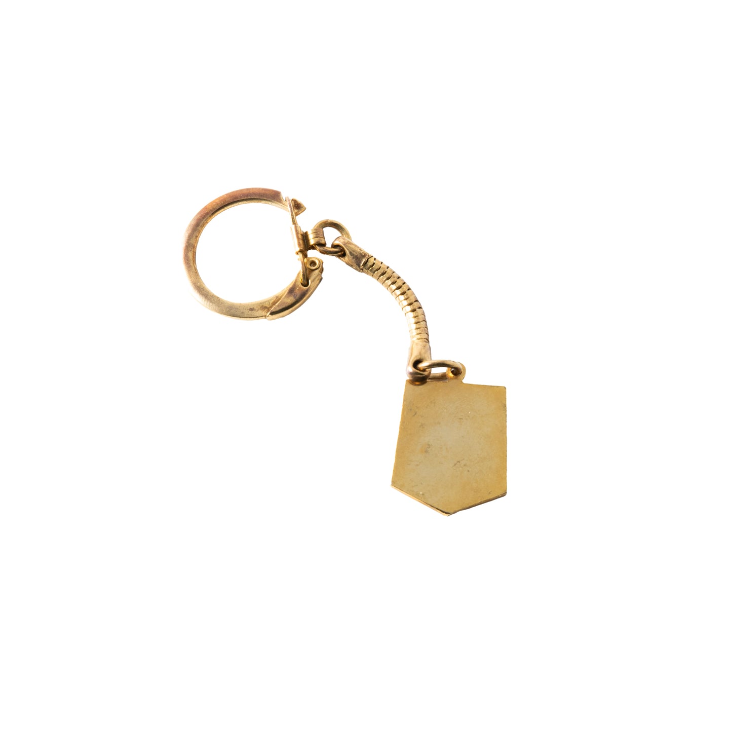 Michelin 'Bibendum' Shield Keychain - Brass & Enamel