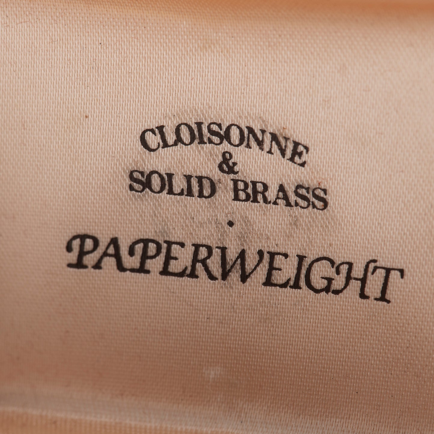 Mercedes Benz Paperweight - Brass & Enamel