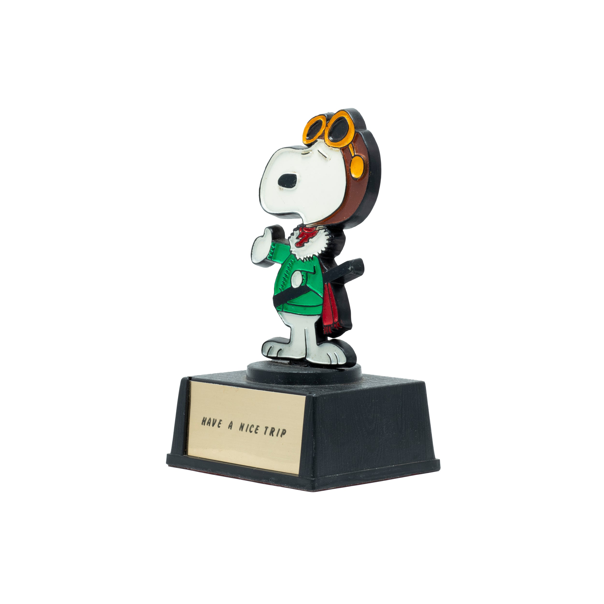 Hand-Painted Snoopy 'Flying Ace' Desktop Statue by Aviva – Analog