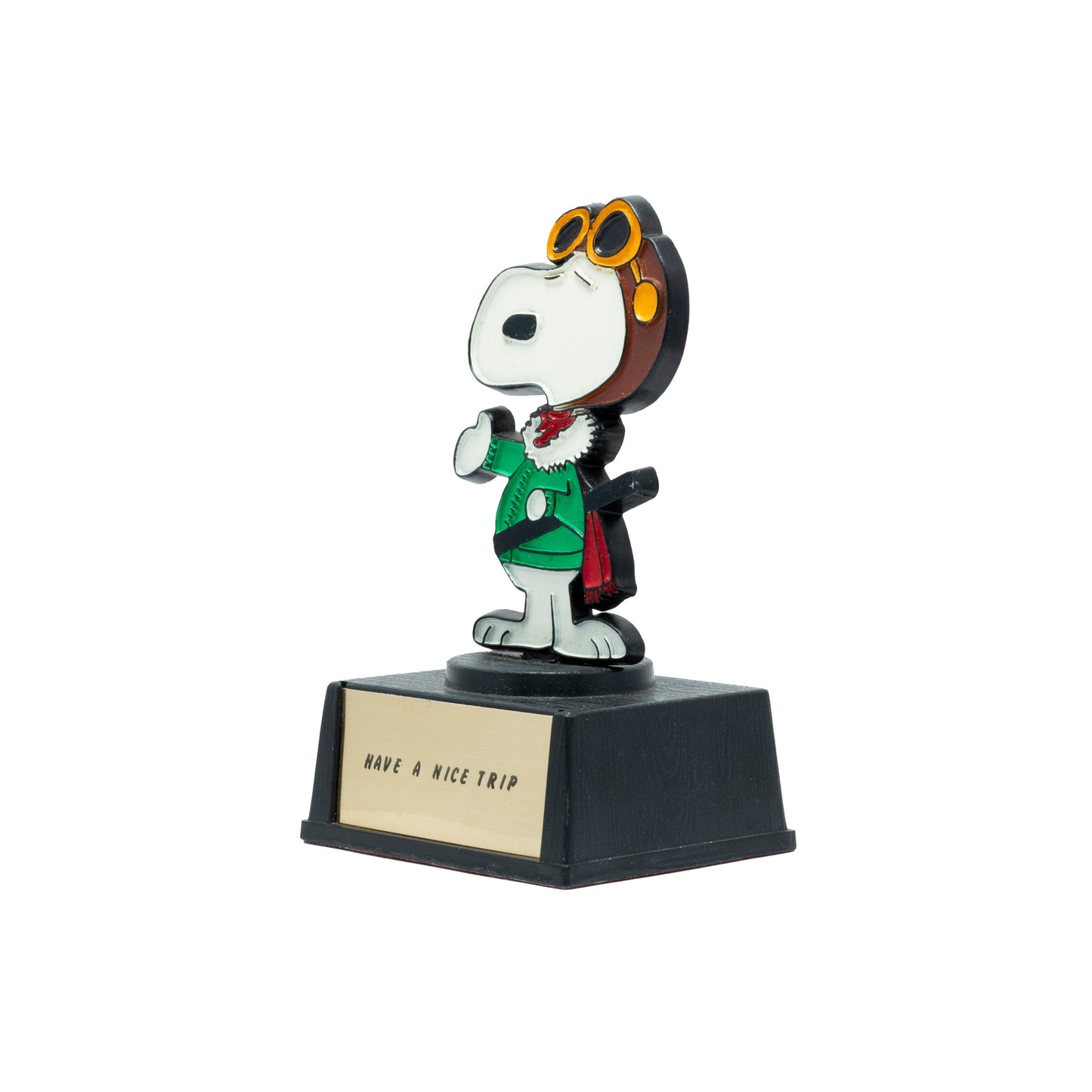Hand-Painted Snoopy 'Flying Ace' Desktop Statue by Aviva