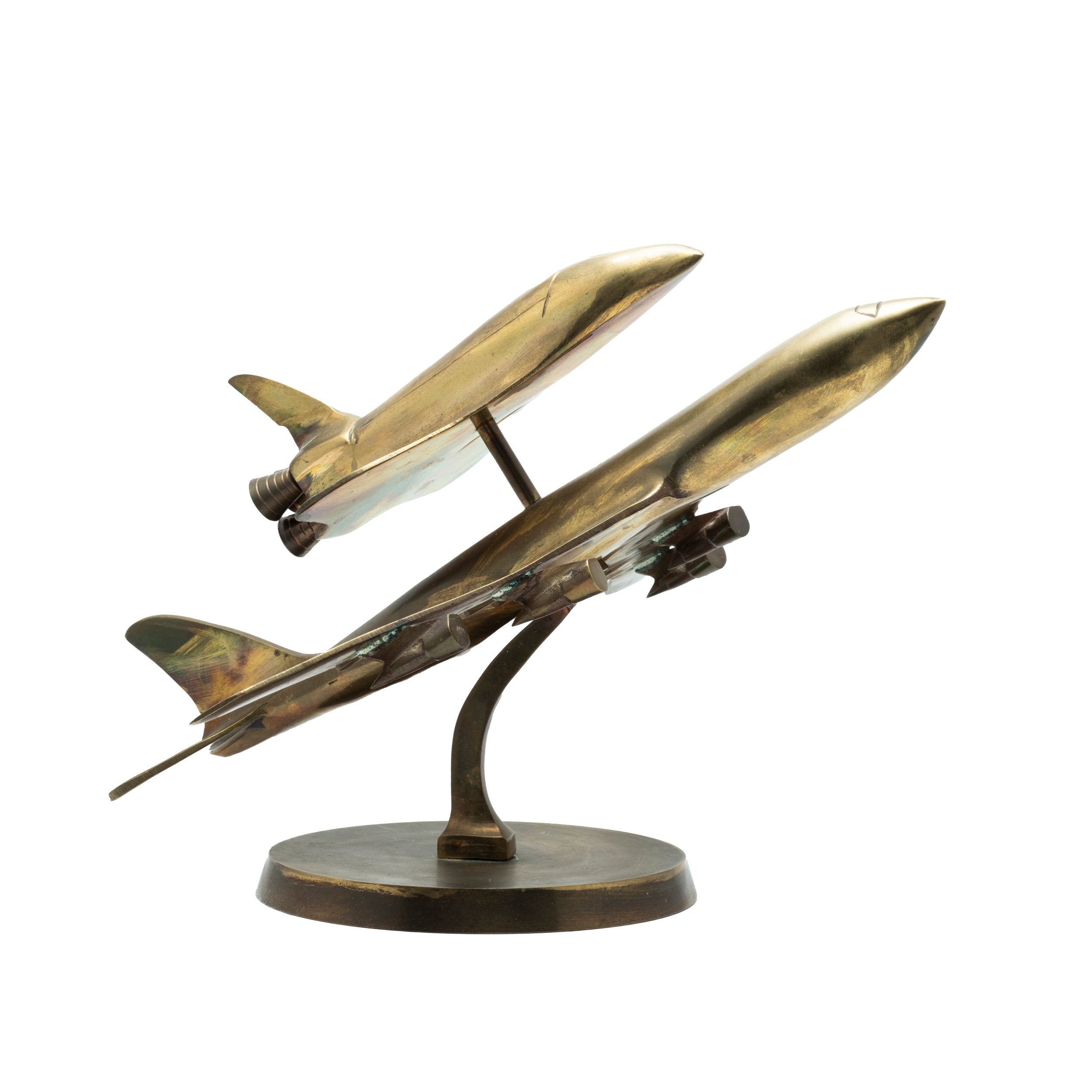 Shuttle Carrier Aircraft Desktop Model - Brass – Analog:Shift