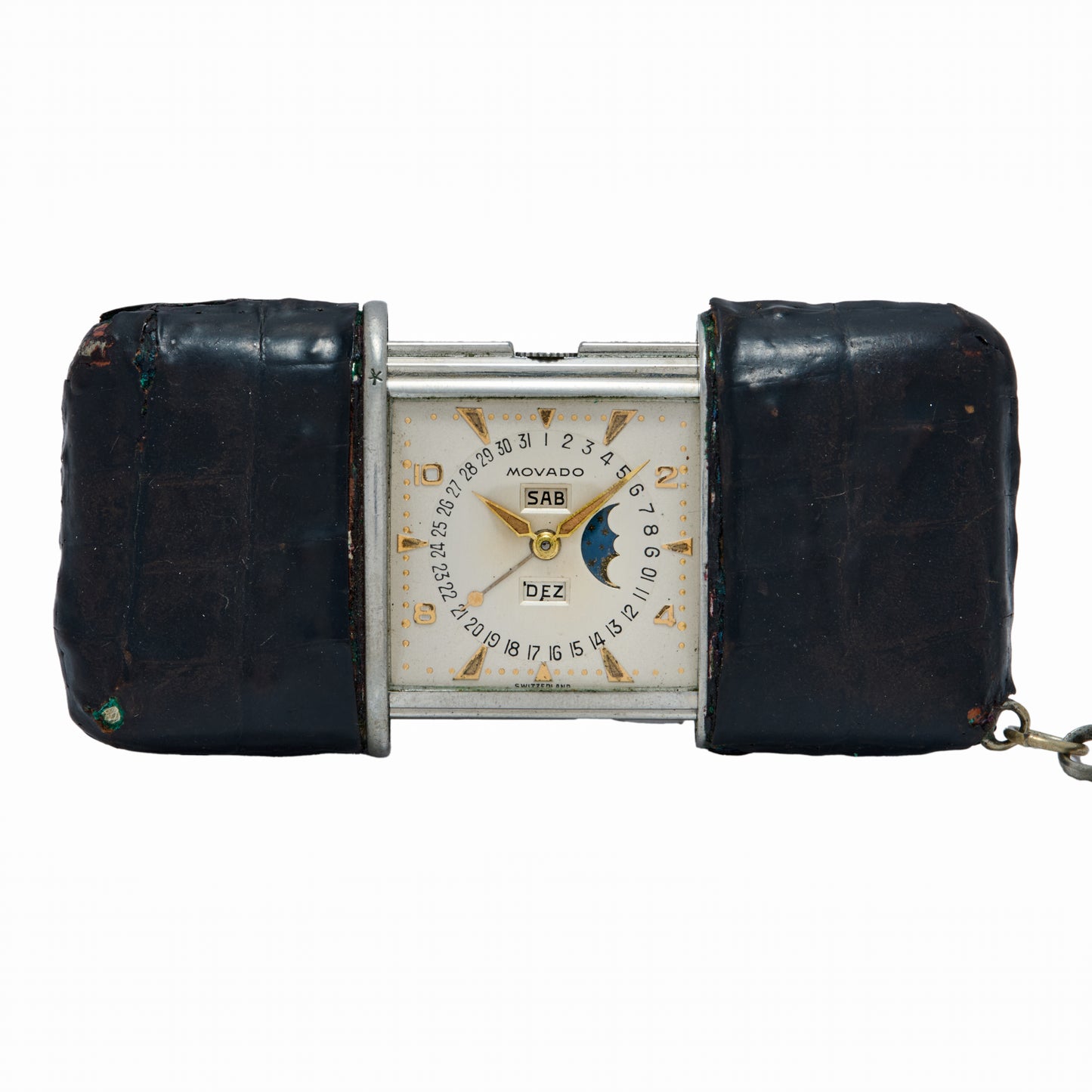 Movado Ermeto Moonphase Travel Clock