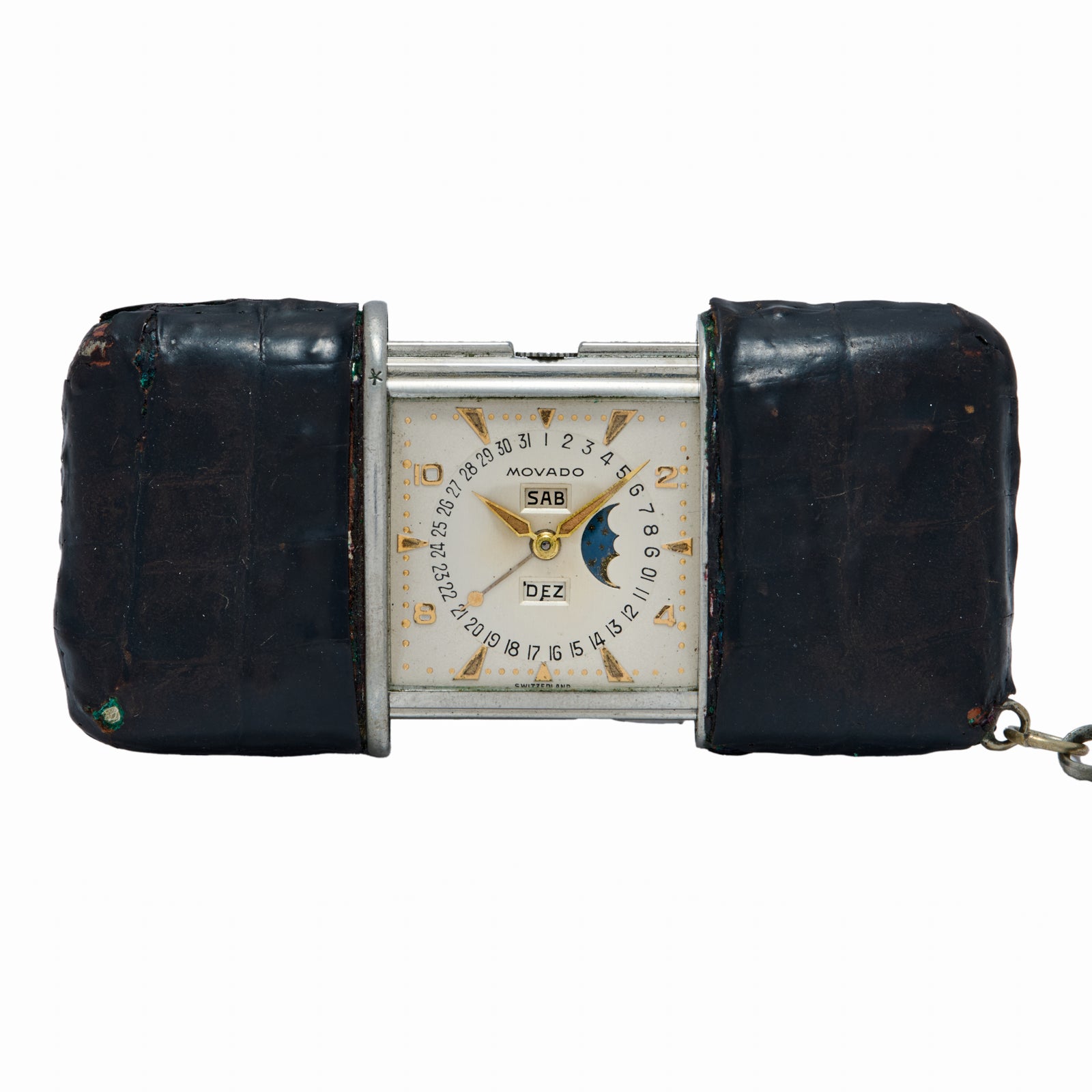 Movado Ermeto Moonphase Travel Clock