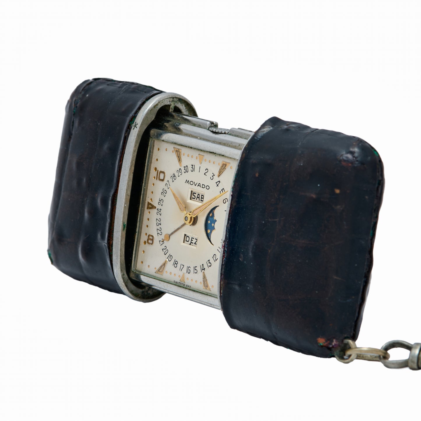 Movado Ermeto Moonphase Travel Clock