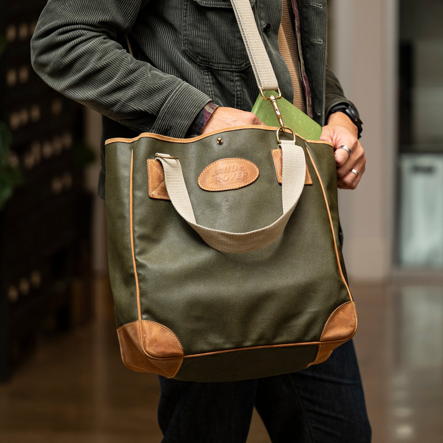 Mulholland Brothers x Land Rover Tote Bag - Leather